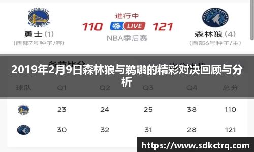 彩神vll2019年2月9日森林狼与鹈鹕的精彩对决回顾与分析